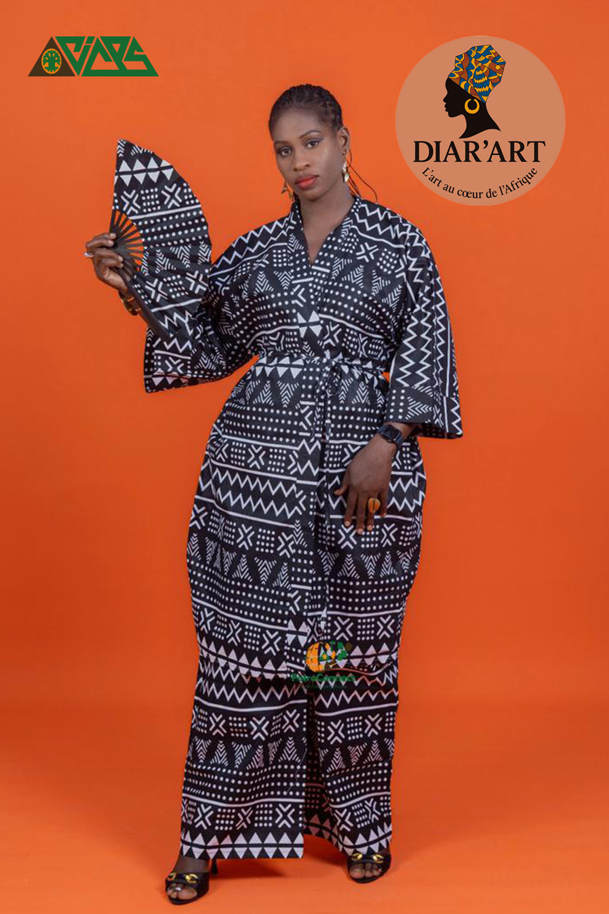 Ensemble kimono en wax