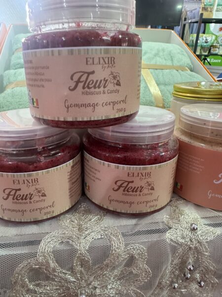 Gommage fleur hibiscus et candy