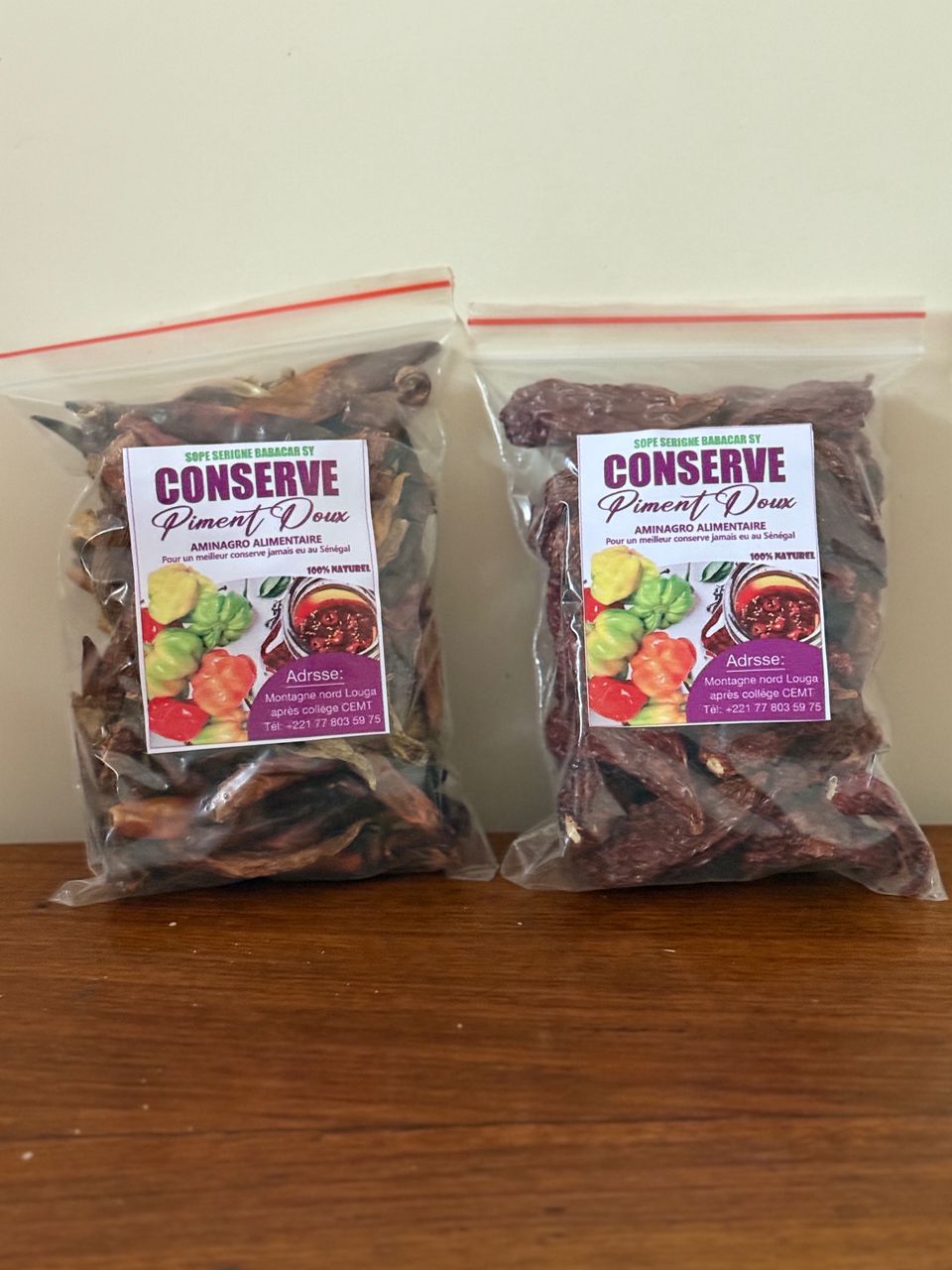 CONSERVE PIMENT DOUX