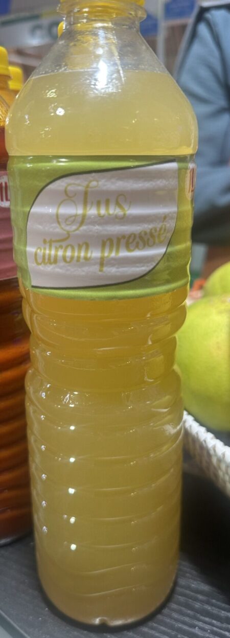 Jus de citron pressé